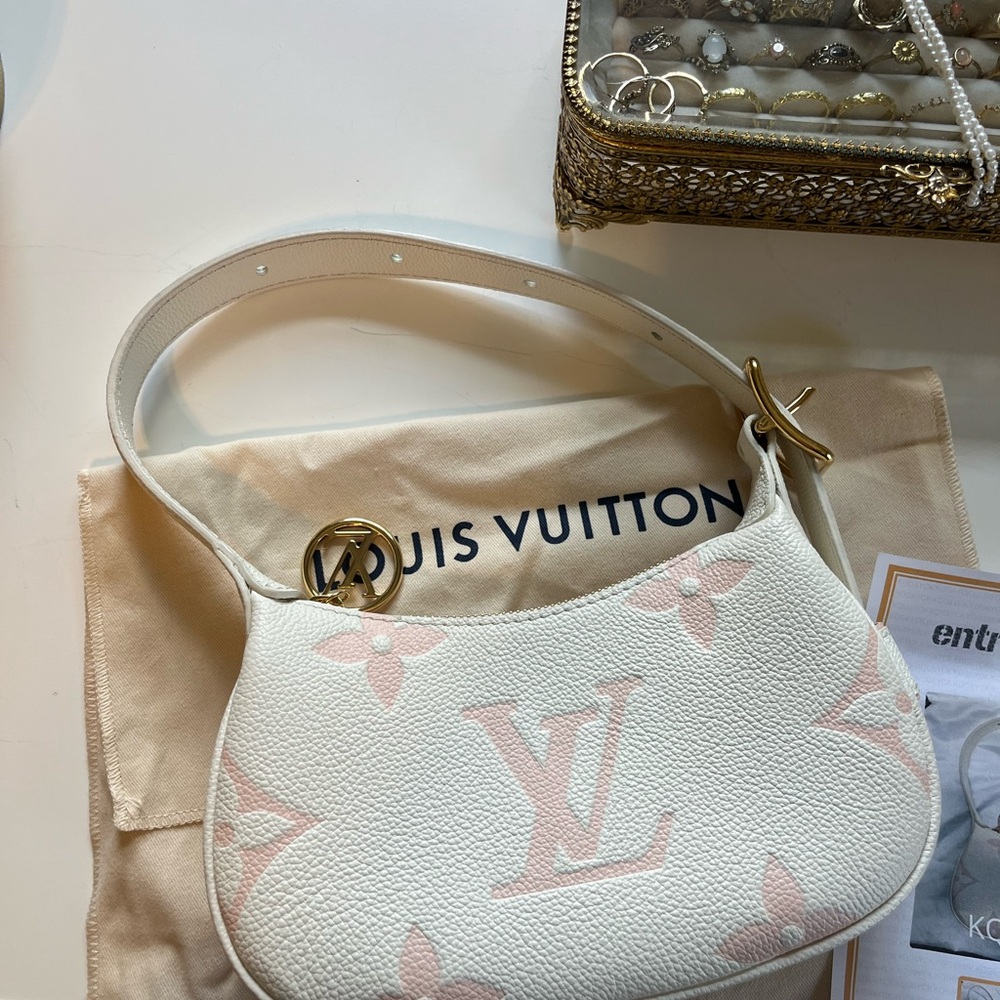 Louis Vuitton Mini Moon Bag White Pink